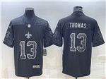 New Orleans Saints #13 Michael Thomas Black RFLCTV Limited Jersey