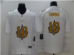 New Orleans Saints #13 Michael Thomas White Shadow Logo Limited Jersey