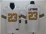 New Orleans Saints #23 Marshon Lattimore White Color Rush Limited Jersey