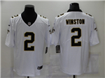 New Orleans Saints #2 Jameis Winston White Vapor Limited Jersey