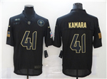 New Orleans Saints #41 Alvin Kamara 2020 Black Salute To Service Limited Jersey
