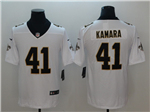 New Orleans Saints #41 Alvin Kamara White Vapor Limited Jersey