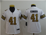 New Orleans Saints #41 Alvin Kamara Youth White Color Rush Limited Jersey