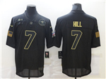 New Orleans Saints #7 Taysom Hill 2020 Black Salute To Service Limited Jersey