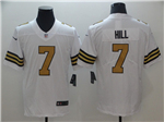New Orleans Saints #7 Taysom Hill White Color Rush Limited Jersey
