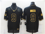 New Orleans Saints #9 Drew Brees 2020 Black Gold Salute To Service Limited Jersey