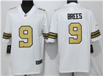 New Orleans Saints #9 Drew Brees White Color Rush Limited Jersey