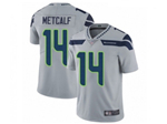 Seattle Seahawks #14 DK Metcalf Youth Gray Vapor Limited Jersey