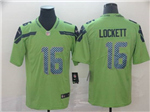 Seattle Seahawks #16 Tyler Lockett Green Color Rush Limited Jersey