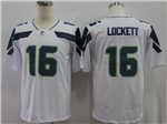 Seattle Seahawks #16 Tyler Lockett White Vapor Limited Jersey