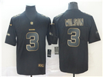 Seattle Seahawks #3 Russell Wilson Black Gold Vapor Limited Jersey