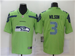 Seattle Seahawks #3 Russell Wilson Green Team Big Logo Vapor Limited Jersey
