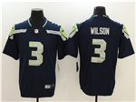 Seattle Seahawks #3 Russell Wilson Navy Blue Vapor Limited Jersey