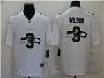 Seattle Seahawks #3 Russell Wilson White Shadow Logo Limited Jersey