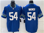 Seattle Seahawks #54 Bobby Wagner Royal Throwback Vapor F.U.S.E. Limited Jersey