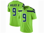 Seattle Seahawks #9 Kenneth Walker III Green Color Rush Limited Jersey