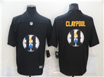 Pittsburgh Steelers #11 Chase Claypool Black Shadow Logo Limited Jersey