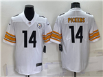 Pittsburgh Steelers #14 George Pickens White Vapor Limited Jersey