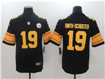 Pittsburgh Steelers #19 JuJu Smith-Schuster Black Color Rush Jersey