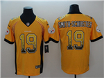 Pittsburgh Steelers #19 JuJu Smith-Schuster Gold Drift Fashion Limited Jersey