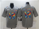 Pittsburgh Steelers #19 JuJu Smith-Schuster Gray Rainbow Vapor Limited Jersey
