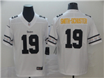 Pittsburgh Steelers #19 JuJu Smith-Schuster White Team Logos Fashion Limited Jersey