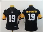 Pittsburgh Steelers #19 JuJu Smith-Schuster Women's Alternate Black Vapor Limited Jersey