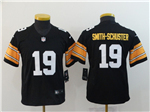 Pittsburgh Steelers #19 JuJu Smith-Schuster Youth Black Vapor Limited Jersey