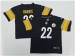 Pittsburgh Steelers #22 Najee Harris Toddler Black Vapor Limited Jersey