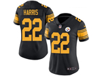 Pittsburgh Steelers #22 Najee Harris Women's Black Color Rush Limited Jersey