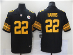 Pittsburgh Steelers #22 Najee Harris Youth Black Color Rush Limited Jersey