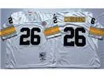 Pittsburgh Steelers #26 Rod Woodson 1994 Throwback White Jersey
