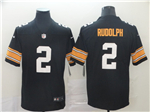 Pittsburgh Steelers #2 Mason Rudolph Alternate Black Vapor Limited Jersey