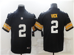 Pittsburgh Steelers #2 Michael Vick Alternate Black Vapor Limited Jersey