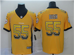 Pittsburgh Steelers #55 Devin Bush Drift Fashion Gold Limited Jersey