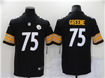 Pittsburgh Steelers #75 Joe Greene Black Vapor Limited Jersey