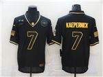 Pittsburgh Steelers #7 Ben Roethlisberger 2020 Black Gold Salute To Service Limited Jersey