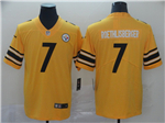 Pittsburgh Steelers #7 Ben Roethlisberger Gold Inverted Limited Jersey