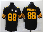 Pittsburgh Steelers #88 Pat Freiermuth Black Color Rush Limited Jersey