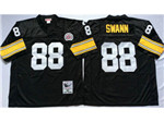 Pittsburgh Steelers #88 Lynn Swann 1975 Throwback Black Jersey