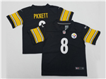 Pittsburgh Steelers #8 Kenny Pickett Toddler Black Vapor Limited Jersey
