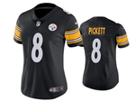 Pittsburgh Steelers #8 Kenny Pickett Women's Black Vapor Limited Jersey