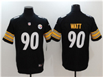 Pittsburgh Steelers #90 T.J. Watt Black Vapor Limited Jersey