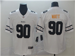 Pittsburgh Steelers #90 T.J. Watt White Team Logos Fashion Limited Jersey