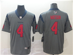 Houston Texans #4 Deshaun Watson Gray Inverted Limited Jersey
