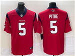 Houston Texans #5 Tyrod Taylor Red Vapor Limited Jersey
