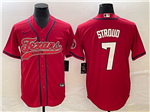 Houston Texans #7 C.J. Stroud Red Baseball Cool Base Jersey