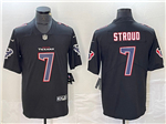 Houston Texans #7 C.J. Stroud Black Fashion Limited Jersey
