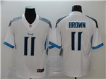 Tennessee Titans #11 A.J. Brown White Vapor Limited Jersey