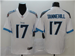 Tennessee Titans #17 Ryan Tannehill White Vapor Limited Jersey